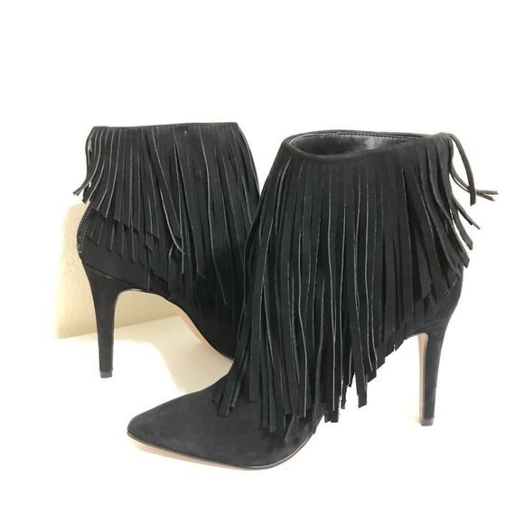Fringe black boots - Picture 3 of 7